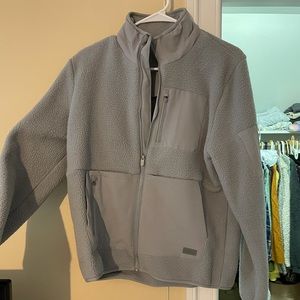 FIGS nursing jacket.